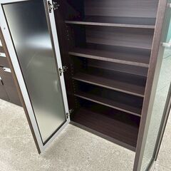 ★リユースのサカイ高崎店★TJ12961  レンジ台 ダークブラウン H115.5×D40.5×W119.5 クリーニング済みの画像