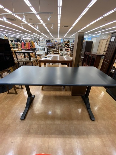 【来店いただける方限定】　IKEA   ゲーミング電動昇降デスク　ブラック　程度B  　【トレファク摂津店】