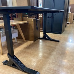 【来店いただける方限定】　IKEA   ゲーミング電動昇降デスク　ブラック　程度B  　【トレファク摂津店】の画像