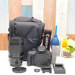 【全国送料無料】 Canon EOS Kiss X7✨ カメラバッグ付き✨ スマホ転送OK✨超軽量 望遠レンズセット ✨ 届いたらすぐに使えます✨ キヤノン キャノンの画像