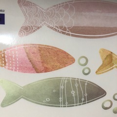 ウォールステッカー　魚 3枚の画像