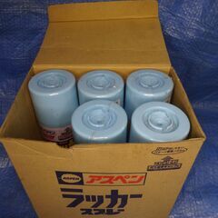 [０円]未使用缶スプレー5本[水色]の画像