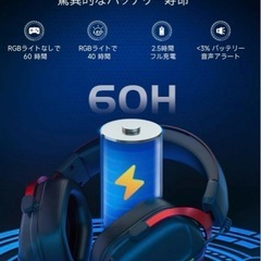 ゲーミングヘッドセット ワイヤレスヘッドセット　2.4G Bluetoothの画像