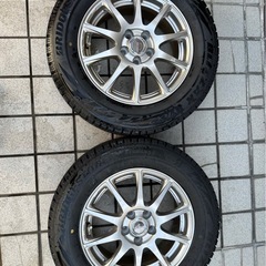 ブリヂストンVRX2、195/65R15 ワンシーズン低走行美品、ホイール付の画像