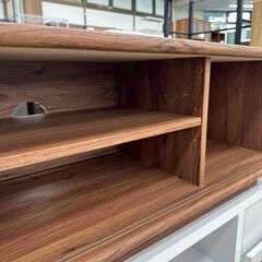 ★リユースのサカイ高崎店★TJ12965  テレビ台 茶 H35×D38×W118.5 クリーニング済みの画像