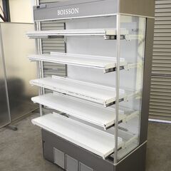 ≪zyt2481ジ≫ 福島工業 業務用 冷蔵ショーケース MCU-45GKPOR 多段オープン 三相200V+単相100V 簡易動作確認済 現状品 中古厨房機器/中古店舗用品/宮城県仙台市 70918-03の画像