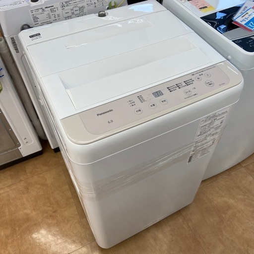 【トレファク摂津店】　Panasonic   全自動洗濯機　2025年製　6.0kg  　が入荷致しました！！