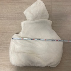 ハロウィン ポンチョ 被り物 白の画像