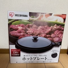 電子レンジ と ホットプレートの画像