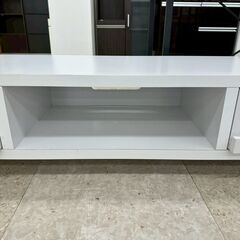 ★リユースのサカイ高崎店★TJ12966  テレビ台 白 H30×D38.5×W150 クリーニング済みの画像