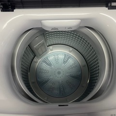 11000円/ハイアールジャパンセールス /洗濯機/JW-U55MK/(W) 08R1E0167 /2025年製/の画像
