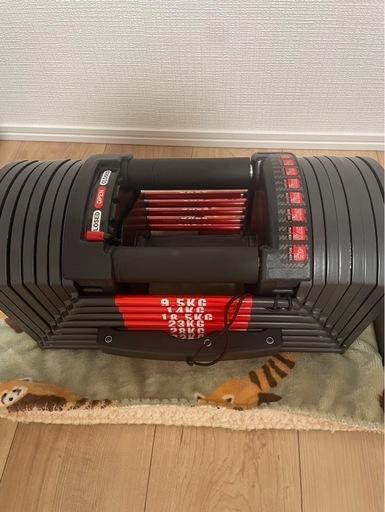 【引き取り限定】可変式ダンベル　41.5kg×2　ベンチセット