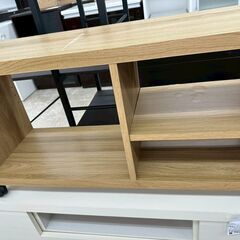★リユースのサカイ高崎店★TJ12967  テレビ台 ライトブラウン H46×D30×W89.5 クリーニング済みの画像