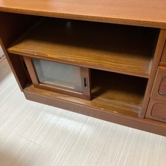 レトロ調　テレビ台　の画像