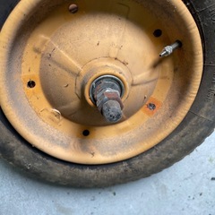 一輪車のホイール タイヤの画像