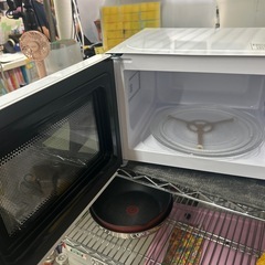 【ユアサプライムス】【電子レンジ】★2024年製　クリーニング済み/6ヶ月保証付き【管理番号10410】横 の画像
