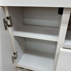 ★リユースのサカイ高崎店★TJ12968  テレビ台 白 H45×D44.5×W110 クリーニング済みの画像