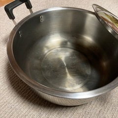 炊き出し用ですか？鍋の画像