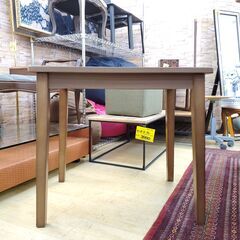 NITORI ニトリ 2人用 ダイニングテーブル ミドルブラウン 定価13990円■横幅78㎝×奥行60㎝×高さ70㎝■近隣配送無料 買取帝国 朝霞店の画像