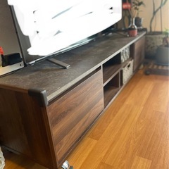 テレビ台ブラウンの画像