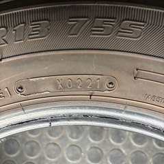 145/80R13(夏用中古)交換工賃込み！の画像