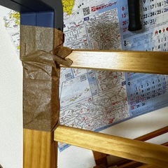 木製のベビーサークルの画像