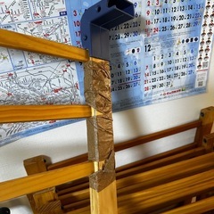 木製のベビーサークルの画像