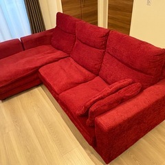 3〜4人掛けソファクッション付き★座面柔らかめ★島忠ホームズの画像
