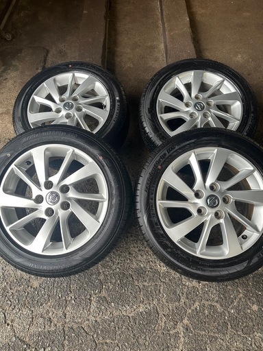 バリ溝！日産純正　セレナ　シルフィ等 16インチタイヤホイール4本セット