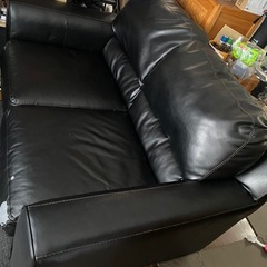 アメリカ製合皮ソファの画像