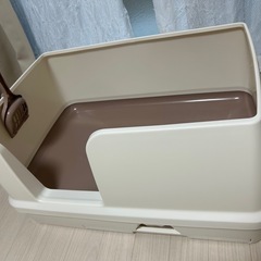 猫ゲージ　　猫トイレ2個　セット売り🐈の画像