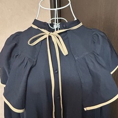 アクシーズファム　ケープ付きワンピース　美品！の画像