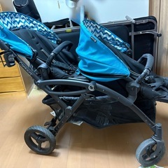 双子用縦型ベビーカー　コンターズ オプション エリートの画像