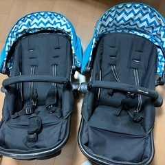 双子用縦型ベビーカー　コンターズ オプション エリートの画像