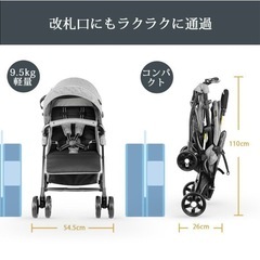 besrey 2人乗り用のベビーカーの画像