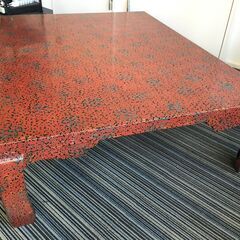 ♪【早めの引取希望】ローテーブル 座卓 机 木製 居間 和室 家具 中古 (NF251004) Zi-2258の画像