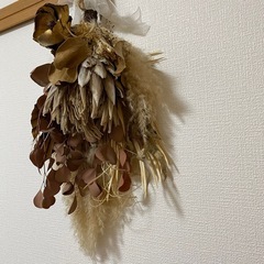 ドライフラワーのブーケの画像