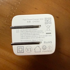 CPSPEED社純正30W小型急速充電器の画像