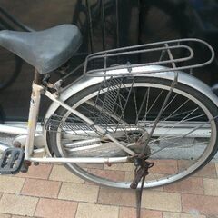 中古自転車　２６インチ　ギヤ無しの画像