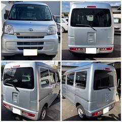🉐H24ダイハツハイゼット4WD AT エアコン ナビ TV バックカメラ パワーウインド車検8/2/8 96,900km‼️の画像