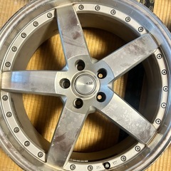 20インチ シルバー 5スポークホイールセット LOXARNYの画像