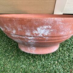 140：テラコッタ　浅型鉢の画像