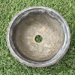 141：植木鉢　素焼き浅型の画像
