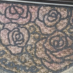 【決まりました】バラの玄関マット(屋外用)の画像