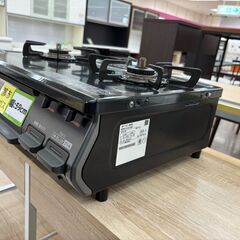 リユースのサカイ栃木店★ジモティ割あり★ Rinnai 都市ガステーブル RTE597BK 都市ガス 23年製 動作確認／クリーニング済み TC10924の画像