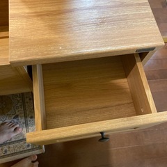 【ジャンク】ドレッサー 椅子付き　10/7廃棄予定の画像