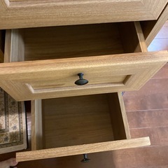 【ジャンク】ドレッサー 椅子付き　10/7廃棄予定の画像
