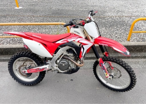 Honda CRF450R カスタム総額100万円超 リクルスクラッチ セルスターター ヨシムラマフラー オフロードバイク レーサー