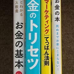 お金の本などの画像