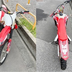 Honda CRF450R 2017年モデル カスタム総額100万円超 リクルスクラッチ セルスターター ヨシムラマフラー モタードホイール付の画像